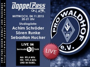 PRO Waldhof bei "DoppelPass on Air"