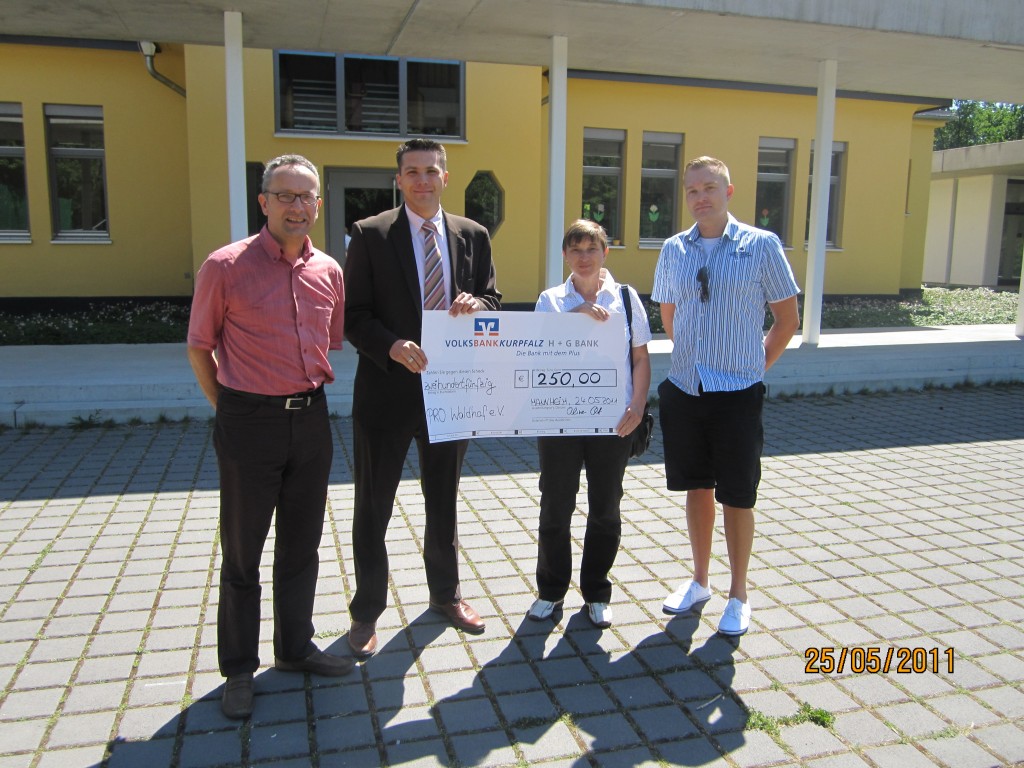 PRO Waldhof spendete 250,- Euro der Eugen-Neter-Schule
