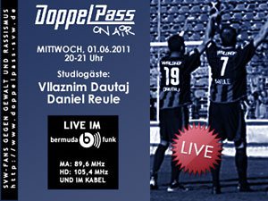 Vllaznim Dautaj und Daniel Reule bei "DoppelPass on Air"
