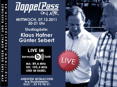 "DoppelPass on Air" mit Klaus Hafner und Günter Sebert