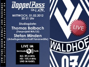 Thomas Balbach und Stefan Minden waren bei "DoppelPass on Air"