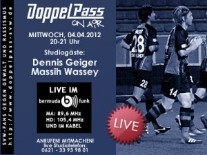 Dennis Geiger und Massih Wassey bei "DoppelPass on Air"