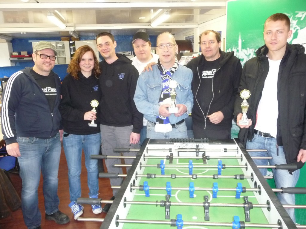 Gelungenes Tischkickerturnier