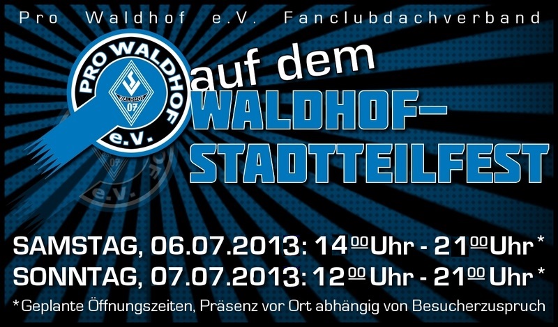 PRO Waldhof auch in diesem Jahr auf dem Waldhöfer Stadtteilfest