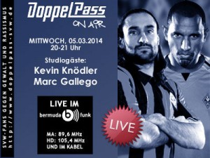 Kevin Knödler und Marc Gallego bei "DoppelPass on Air"