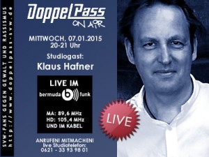 Klaus Hafner bei "DoppelPass on Air"