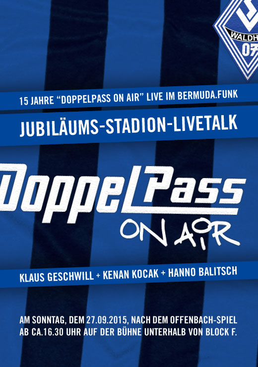 15 Jahre “DoppelPass on Air”: Jubiläums-Stadion-Livetalk