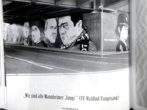 PW-Graffiti in "Mannheim - Bunt braucht keine Farbe"
