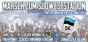 Marsch zum Südweststadion