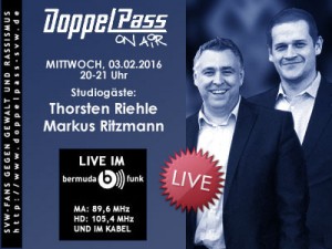 Thorsten Riehle und Markus Ritzmann bei "DoppelPass on Air"