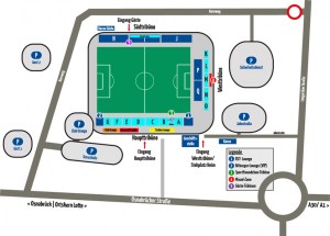 Faninfos für das Relegationsspiel bei den Sportfreunden Lotte