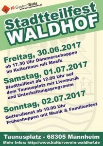 PRO Waldhof auf dem Stadtteilfest Waldhof