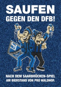 Erfolgreiches "Saufen gegen den DFB"