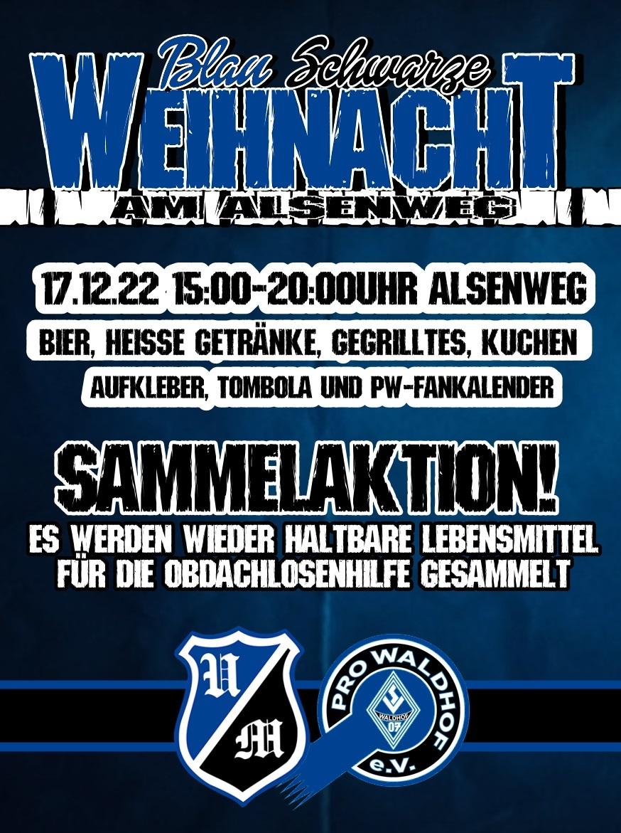 Blau Schwarze Weihnachten am Alsenweg