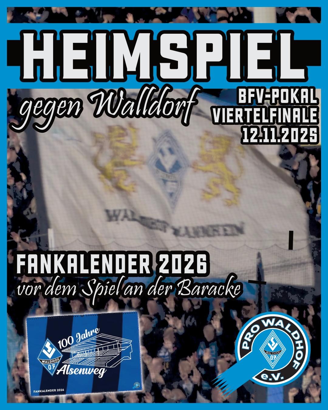 Pokalspiel gegen Walldorf