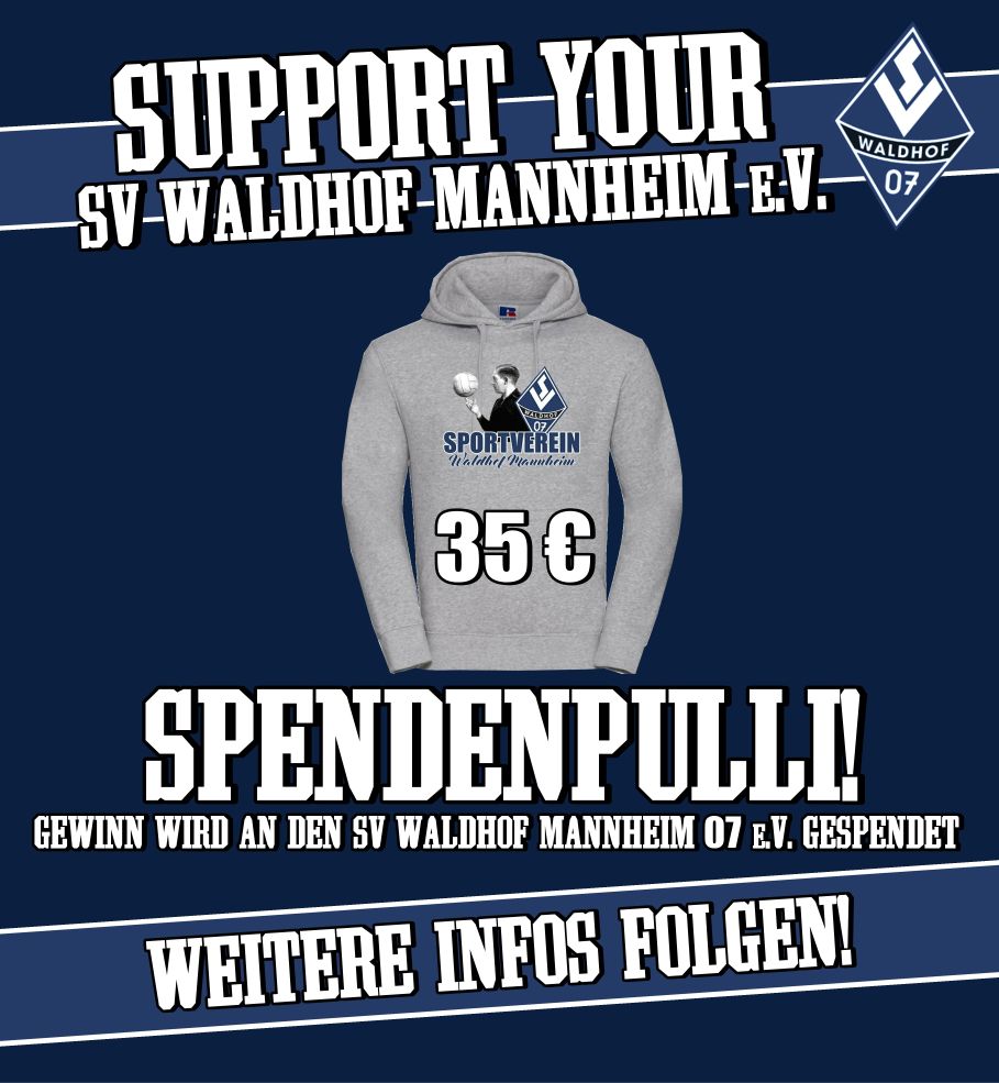 Spenden-Hoodie zugunsten des SV Waldhof Mannheim 07 e.V.