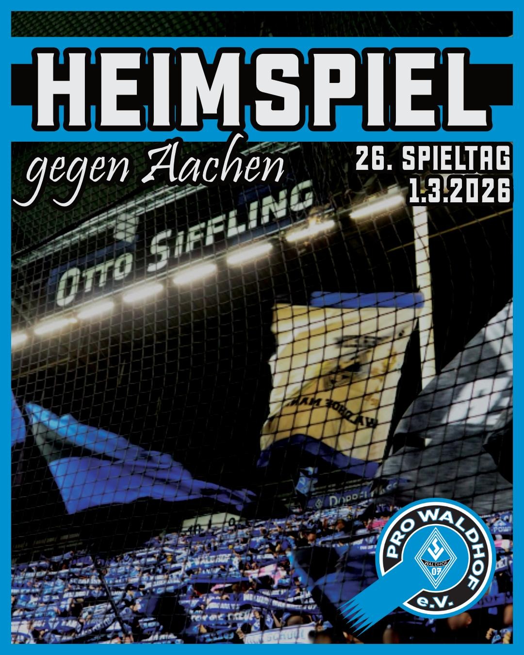 Heimspiel gegen Aachen